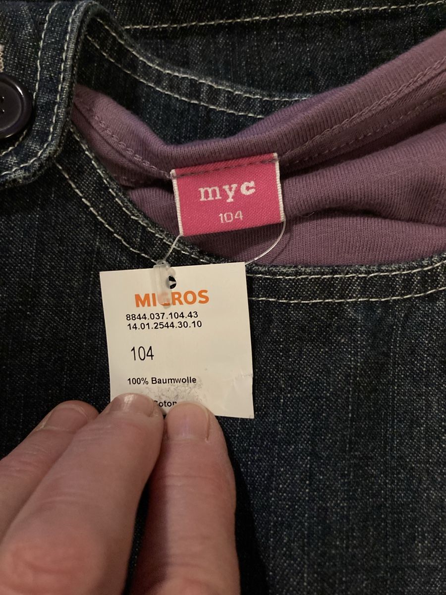 Vestiti & Gonne: Jeans Rock mit Tshirt 104 – Nuovo (secondo la descrizione) da Kesswil venduto da Branca-01 8