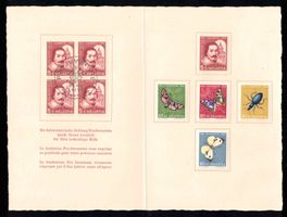 Pro Juventute Geschenk Folder 1956, kleine Auflage !