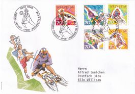 FDC Serie 953 - 957 Einzelmarken ET Bern 8.9.1998