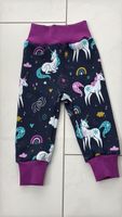 Fleece Thermo Pumphose mit Einhorn Gr. 68/74 NEU
