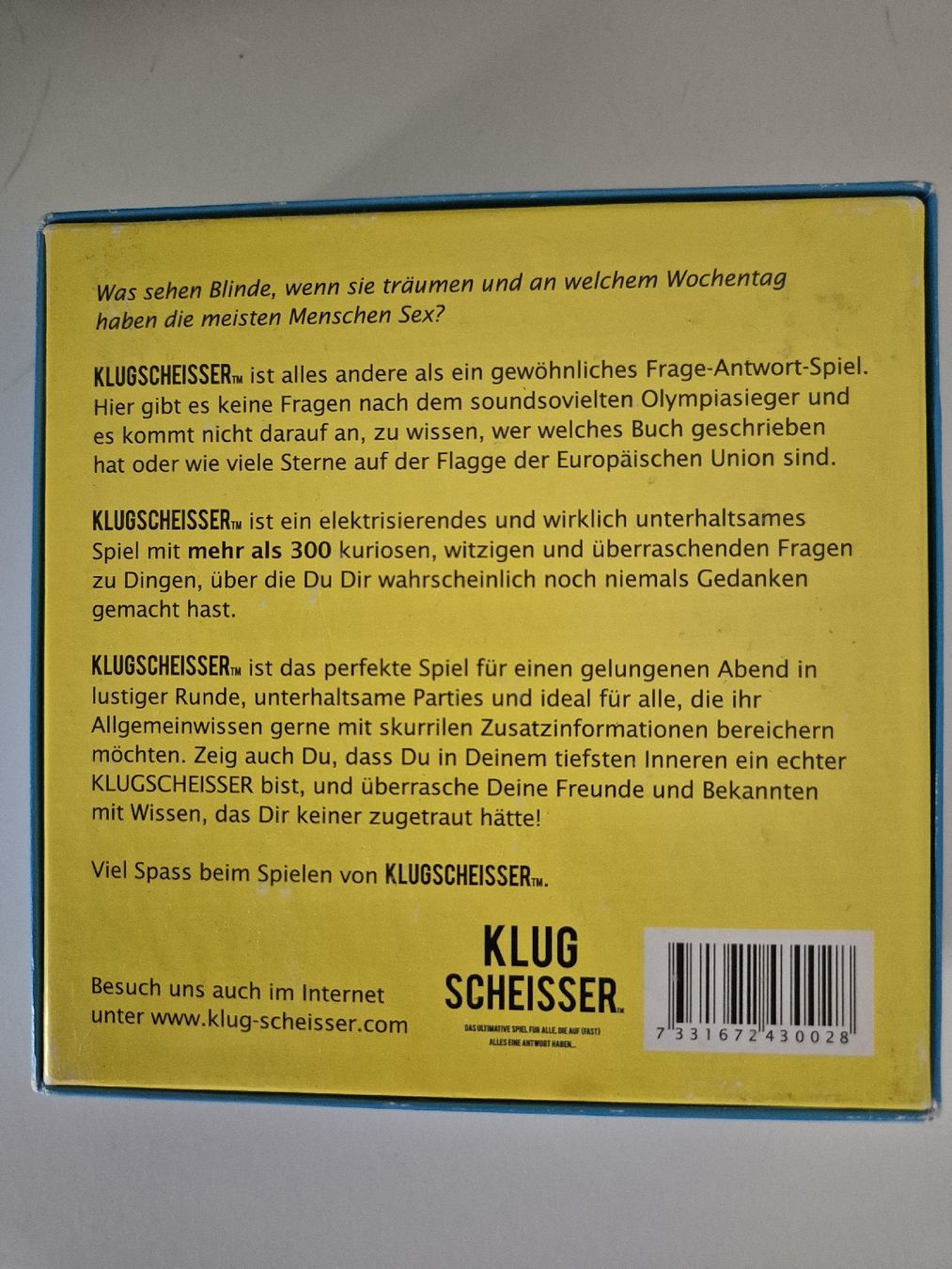 Spiele: Klugscheisser – Gebraucht aus Herzogenbuchsee von kimslo 1