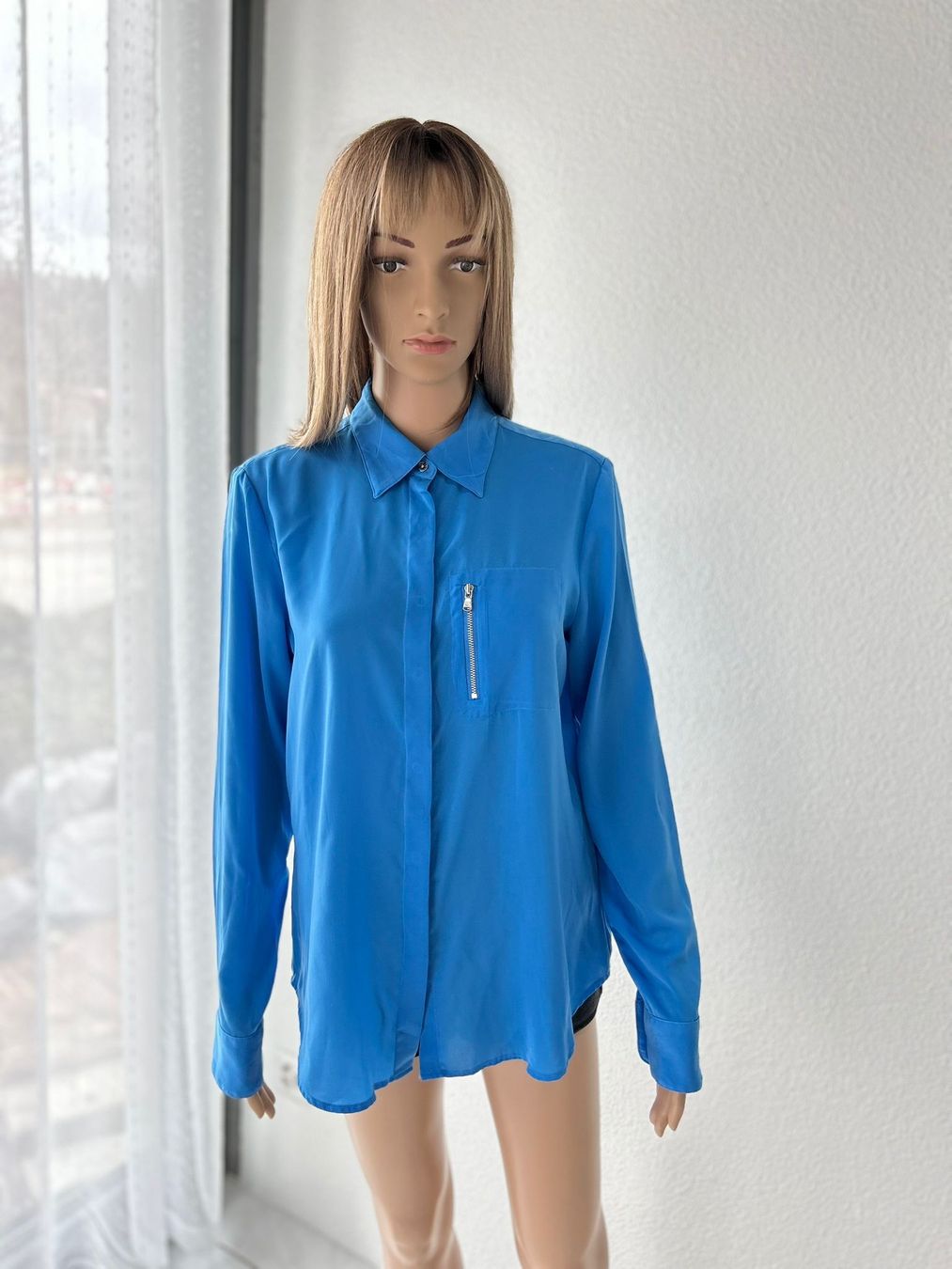 Ralph Lauren Camicette: Ralph Lauren Blue Blouse, M, Long Sleeve - Spring Essential – Usato da Kilchberg ZH venduto da Thrift_Shop