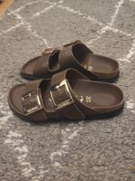 Birkenstock Arizona 39 braun Lack Dropple Bucklet neuwertig