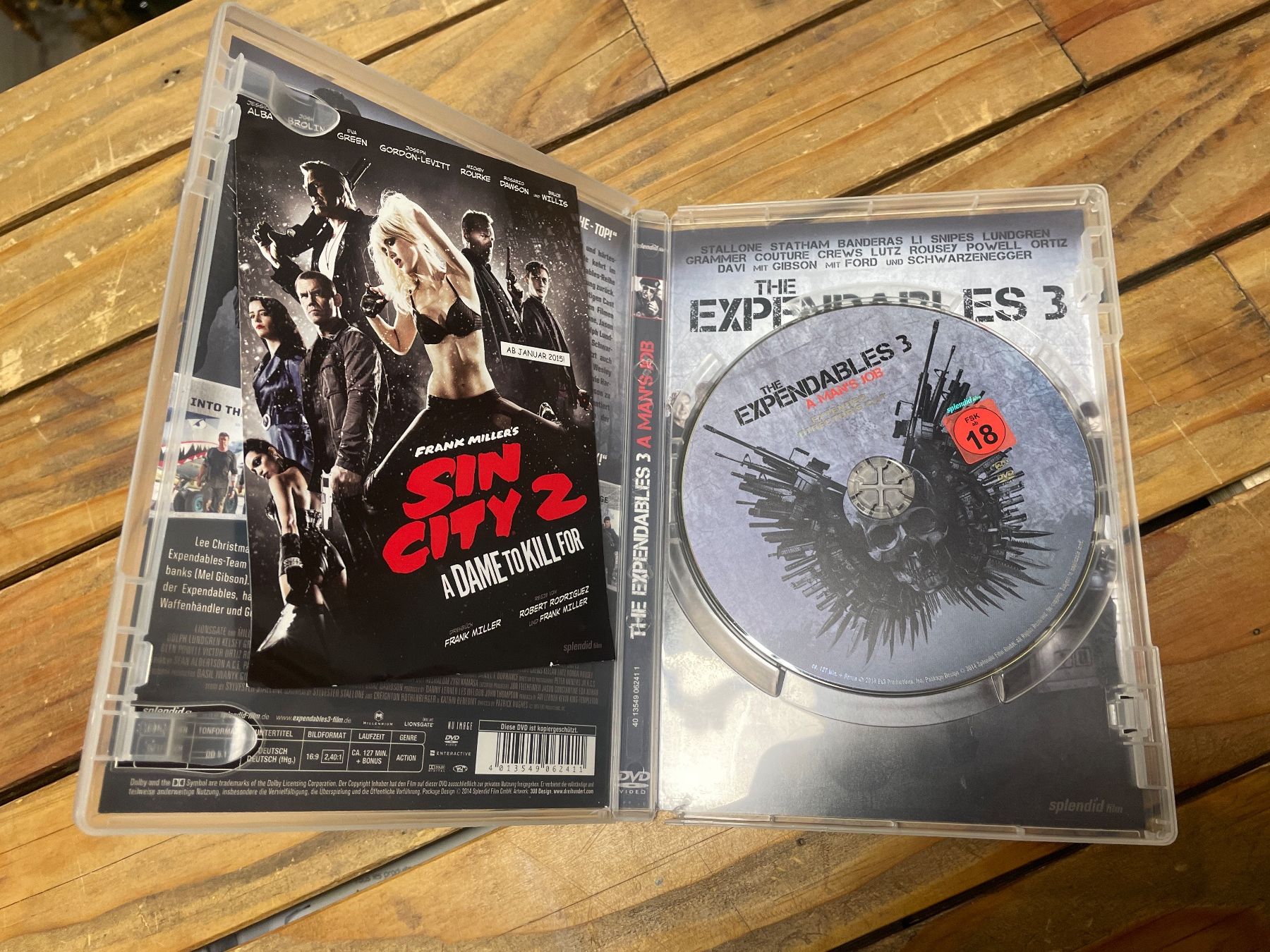 Tutti i DVDs: DVD the expendables 3 (allemand) – Usato da moudon venduto da faucheur2 2