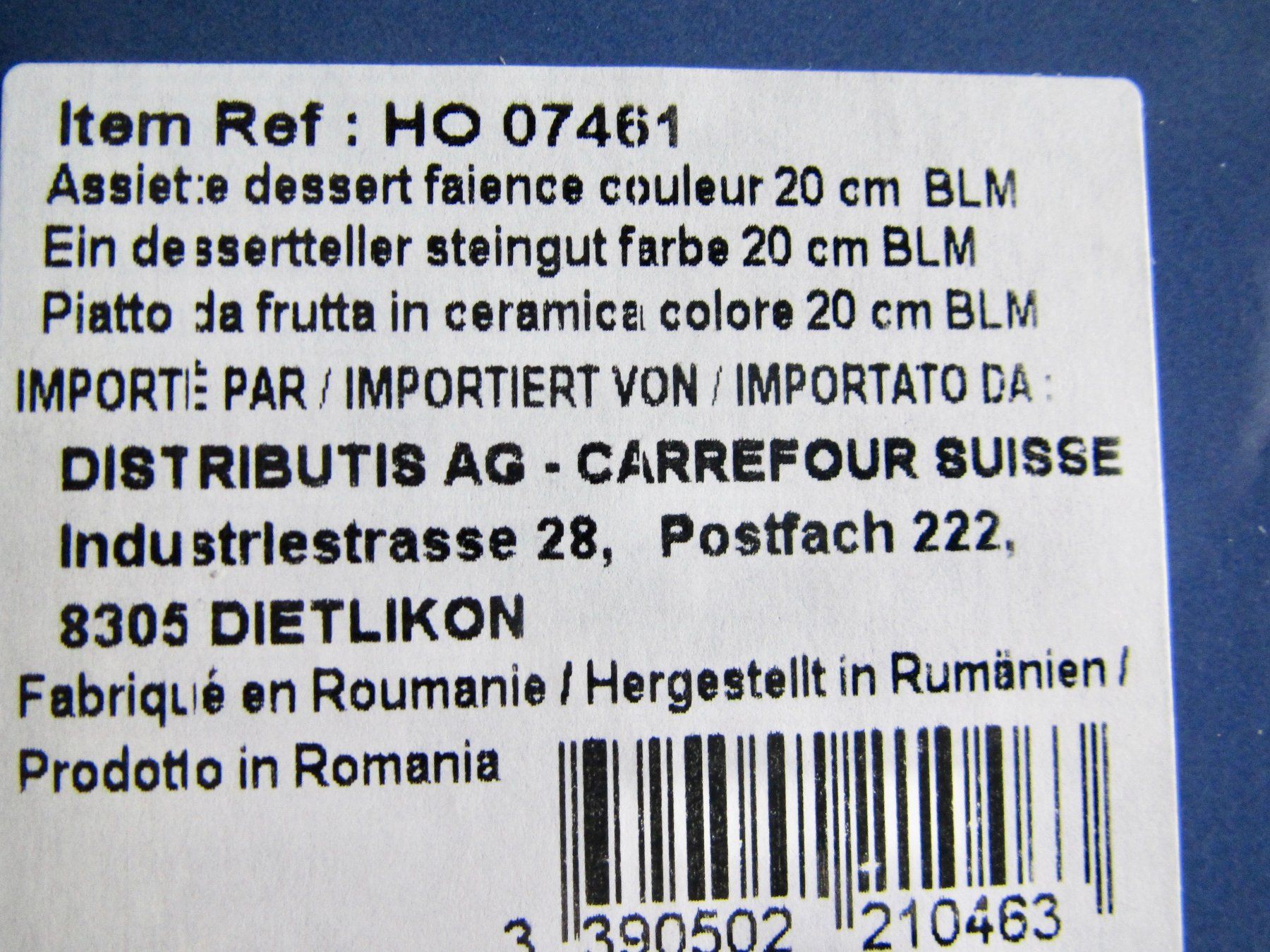 Piatti: 4 ASSIETTES NEUVES ,4 TASSES – Nuovo (secondo la descrizione) da Murten venduto da Selliot 4