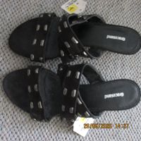 Sandaletten Graceland Damen Grösse 38 schwarz mit Nieten neu