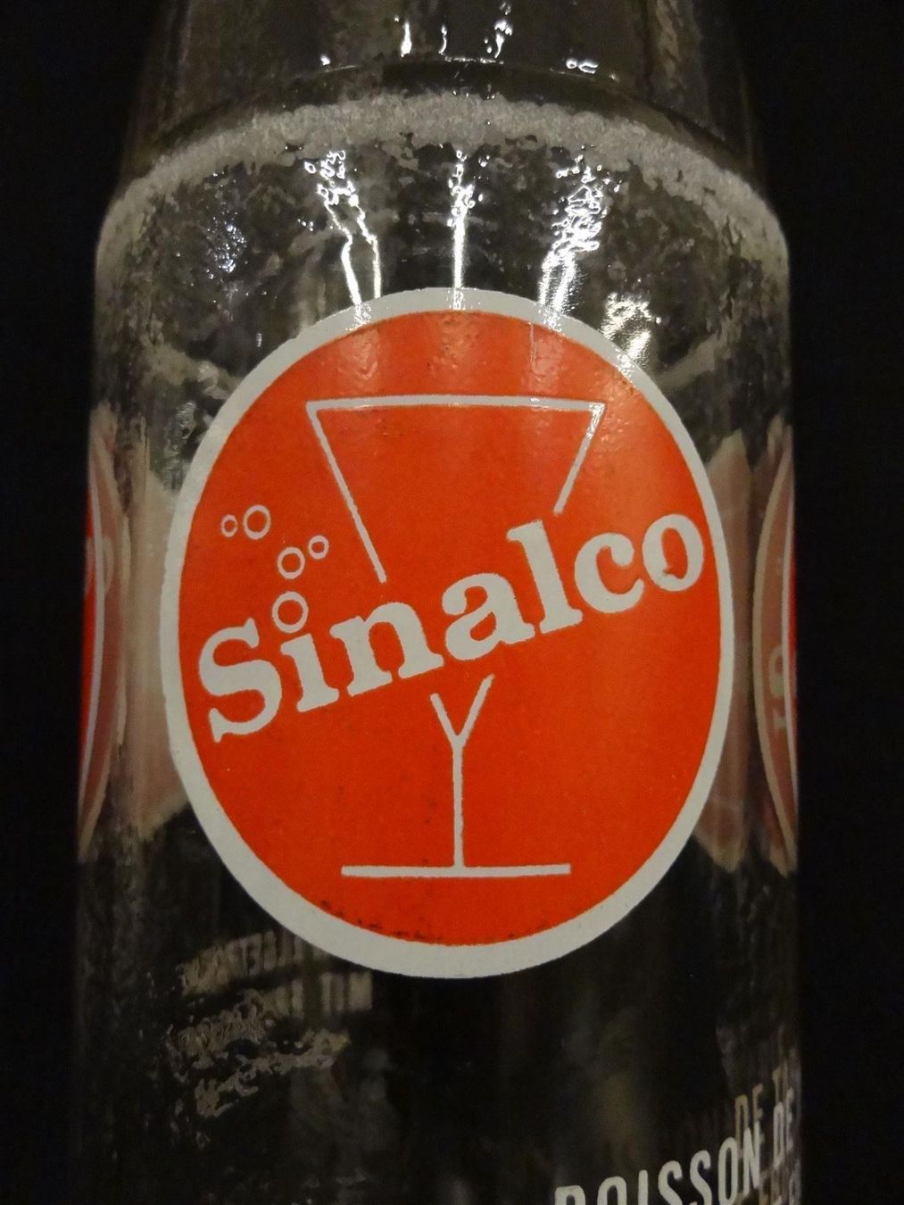 Bicchieri, Caraffe & Bottiglie: alte Flasche SINALCO 1970 BÜLACH – Usato da Kerzers venduto da Flaschenposten 5