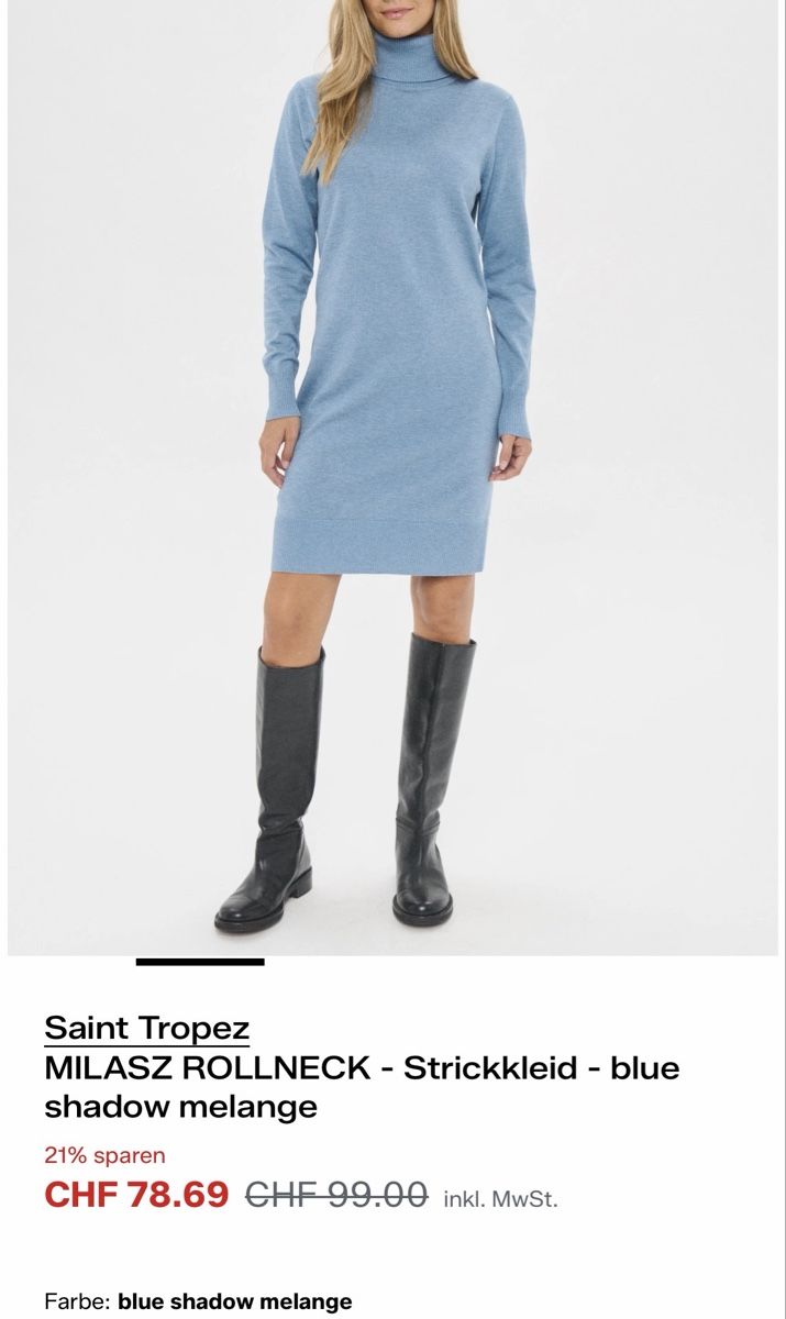Vestiti: Rollkragenstrickkleid – Nuovo (secondo la descrizione) da Uitikon Waldegg venduto da MGC 3