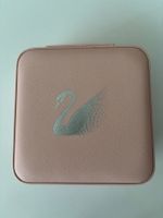 Swarovski Schmuckbox rosa mit Spiegel neuwertig