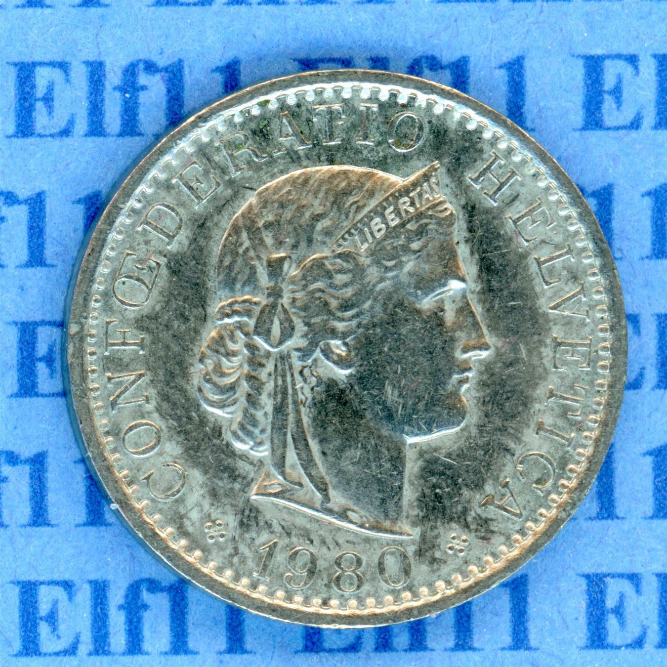 Alle Münzen: CHF___0.20 1980 vz 20 Rappen – Gebraucht aus Widnau von Elf11