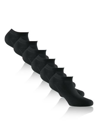 Rohner Socken Basic Sneaker 3er Pack S (35-38) schwarz