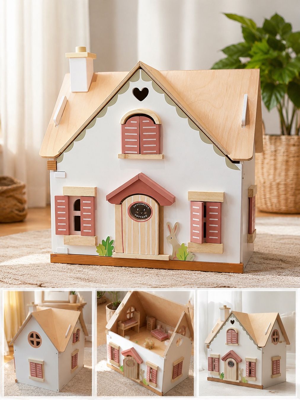 Casette per bambini: maison de poupée en bois – Nuovo (secondo la descrizione) da Pully venduto da yul_qz8m 1