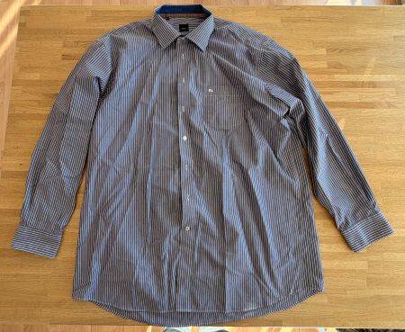 Hemd - KAUF blau weiss gestreift Regular Fit Gr. 46