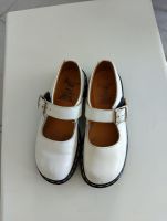 Dr Martens Mary Jane, UK4 / 36, cuir blanc, made in England