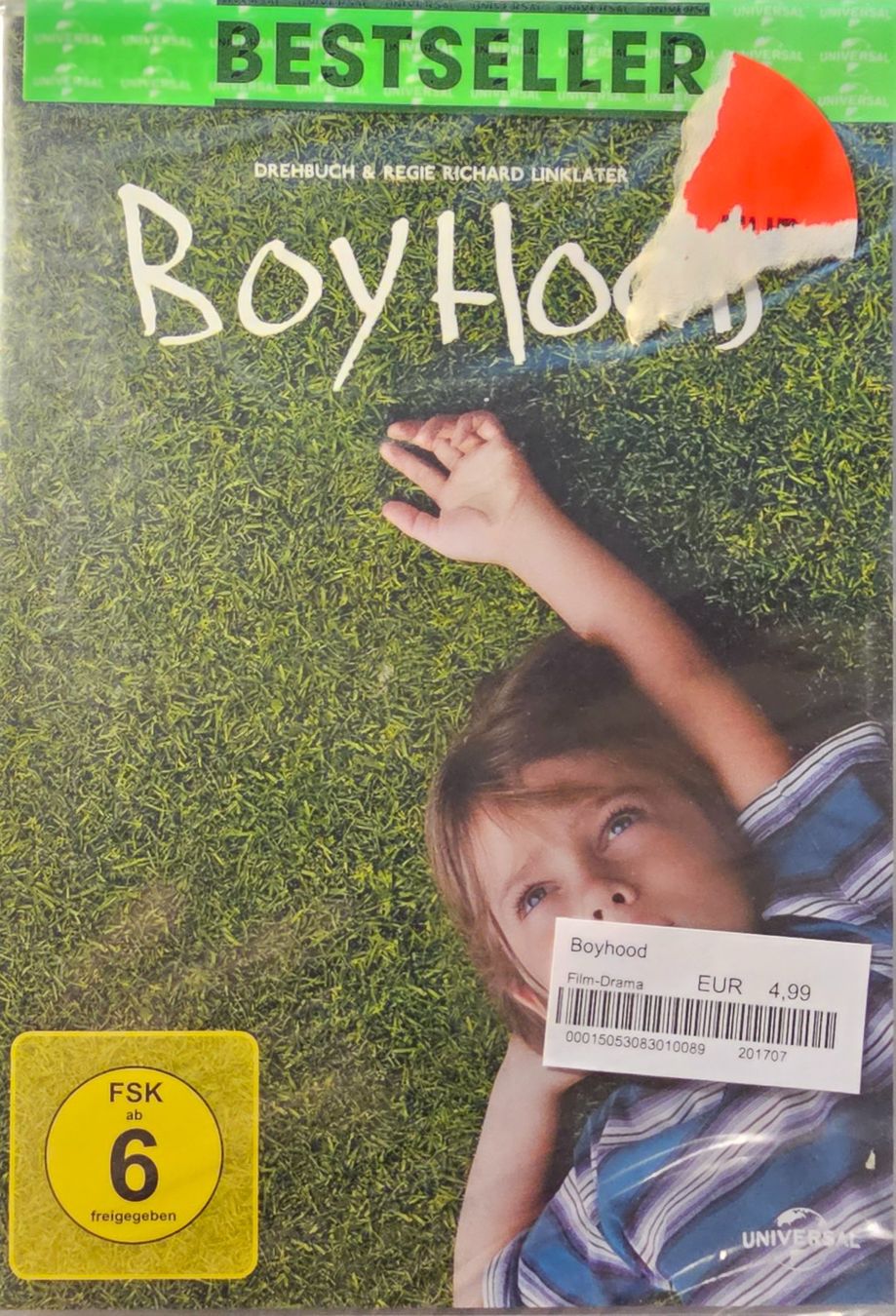 Tutti i DVDs: Boyhood – Nuovo e nell'imballaggio originale da Wahlen b. Laufen venduto da Cg10