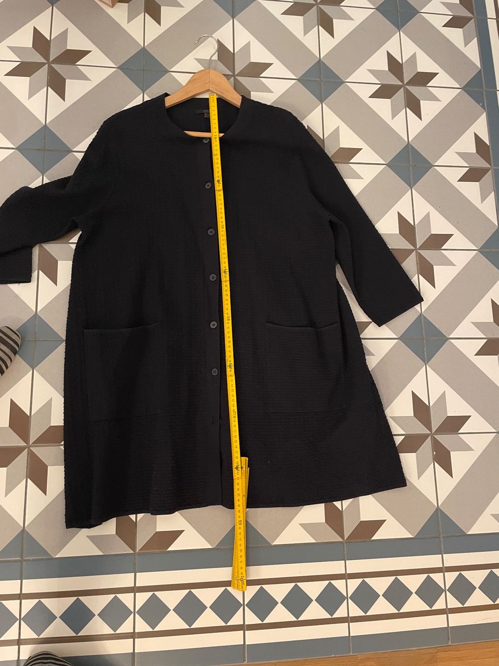 Cos Jacken: COS Strickmantel, Gr. L, Dunkelblau, Baumwolle – Gebraucht aus Zürich von Pudelkerne 5