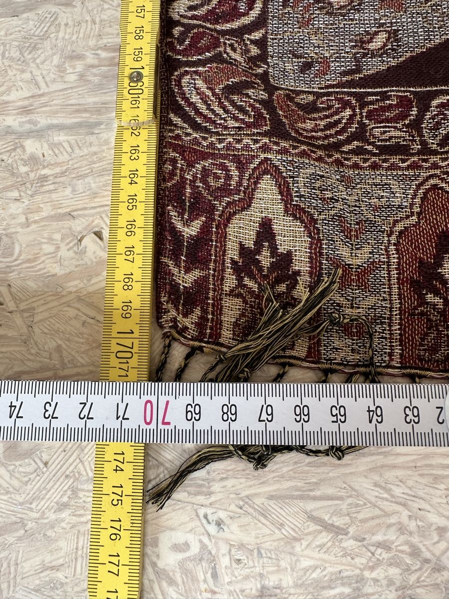 Foulard & Sciarpe: Pashmina Schal in Gold-Braun-Rot – Nuovo (secondo la descrizione) da zürich venduto da PatCat02 6