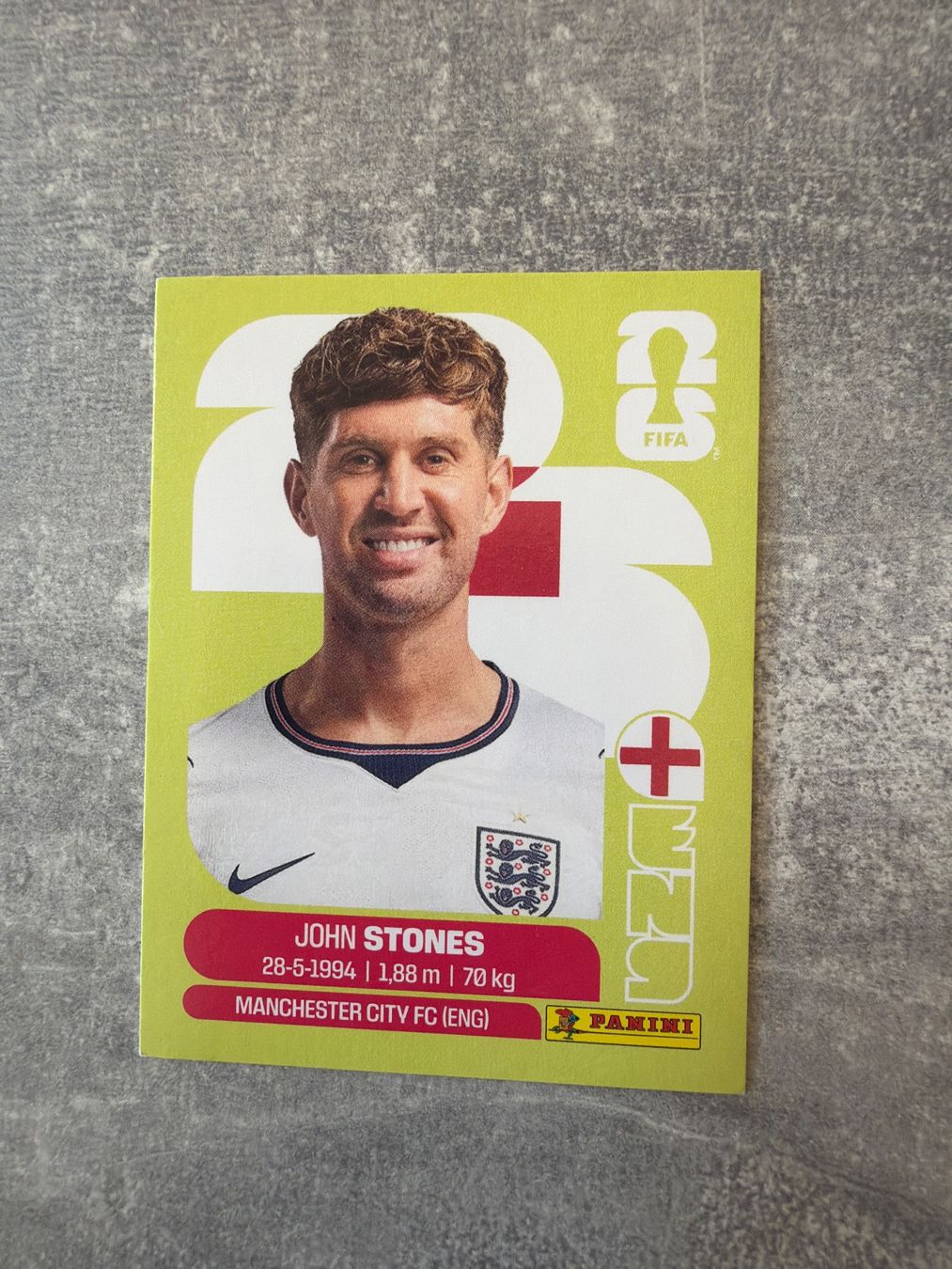 Panini Cartes à collectionner: Panini John Stones ENG3 – D'occasion à Pfeffingen par Fantasy1971