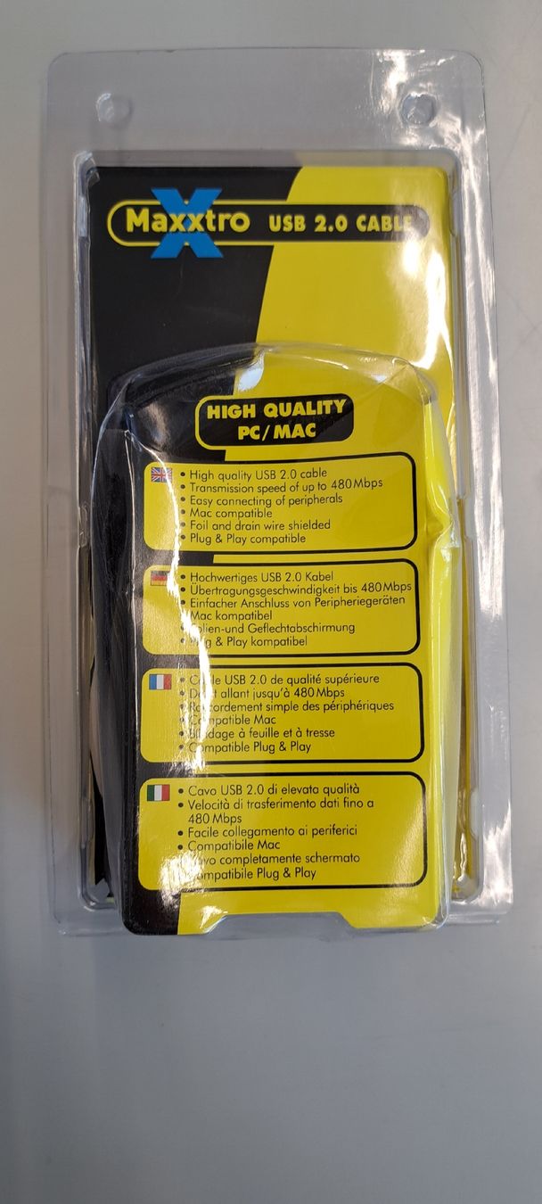 Cavi: USB A – USB B (5 Stk.) – Nuovo e nell'imballaggio originale da Elgg venduto da computerbrocki 1