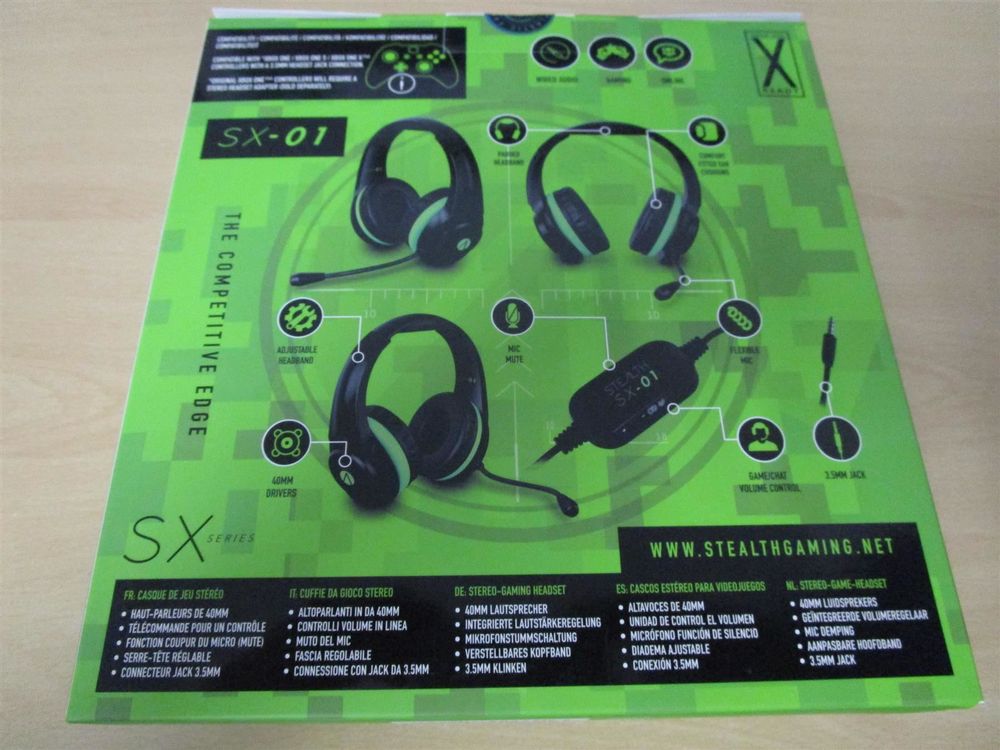 auf Ricardo SX-01 Xbox Neuware Kaufen One Headset Stealth |