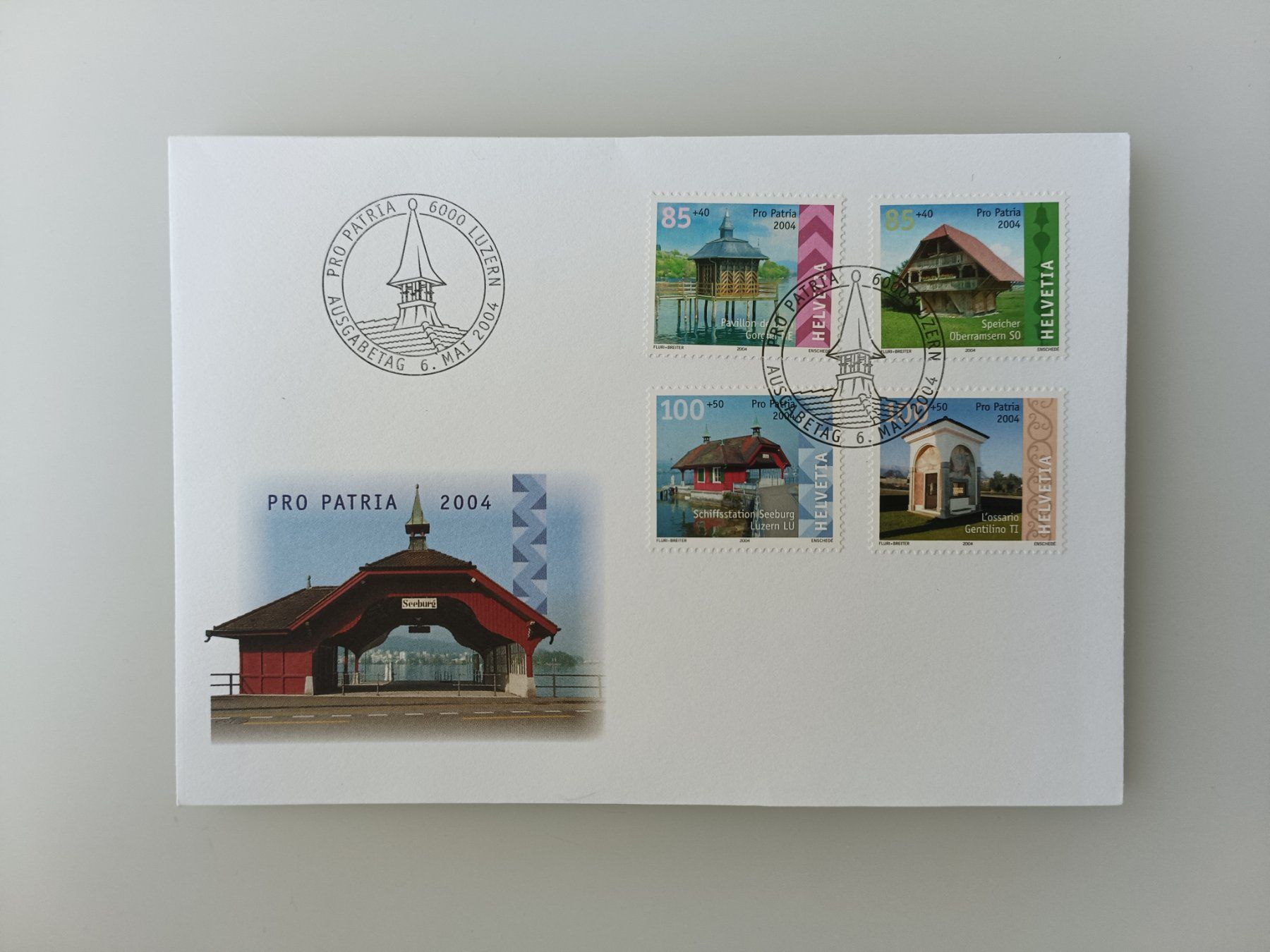 Tutti i francobolli: 2004 FDC Pro Patria – Usato da Dübendorf venduto da goeggi79