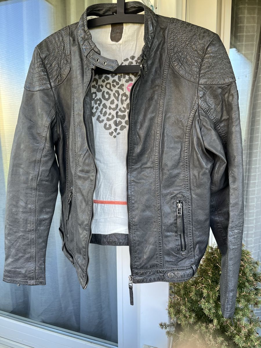 Jacken: Lederjacke von Gipsy in grau – Gebraucht aus Neuenhof von Ivita 3