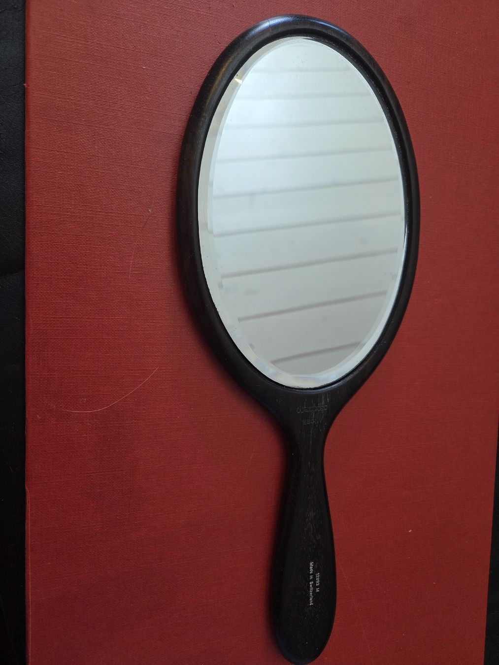 Specchi: Miroir à main vintage en ébène véritable, Suisse – Usato da Penthalaz venduto da cel_zv7p