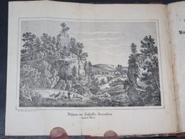 VERSUCH BESCHREIBUNG DER RUINEN DER BURG GERENSTEIN,1852,RAR