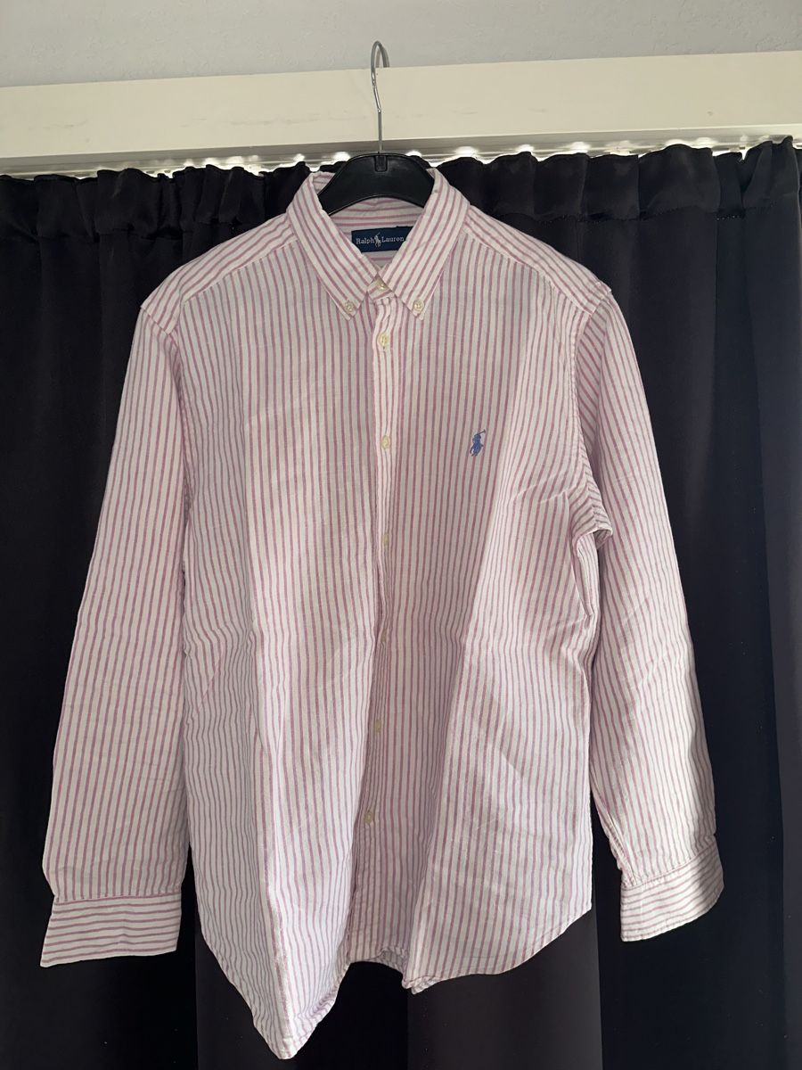 Camicie: Polo Hemd Pink/Weiss – Usato da Chur venduto da mar_d9br