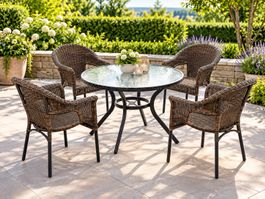 Gartentisch Set mit 4 Stühlen Marke Merxx Ravenna