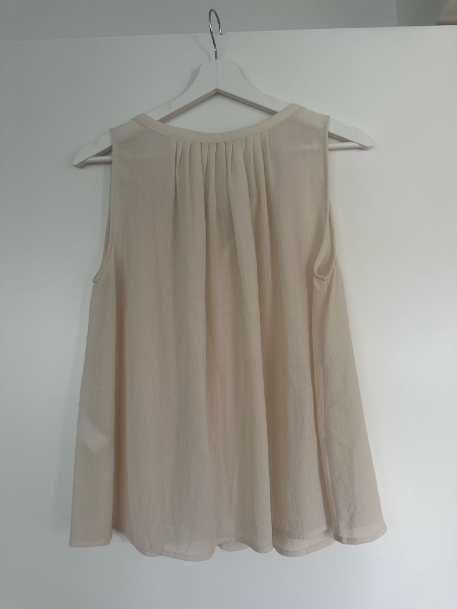 Zara Blusen: Zara Basic Blusentop Gr. M Sommerliches Top mit Bindeband – Neu (gemäss Beschreibung) aus Luzern von val_z5jn 2