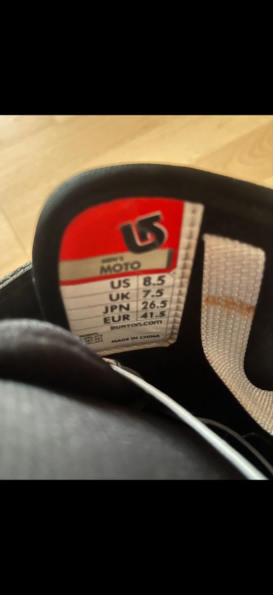 Chaussures hommes: Burton Snowboardschuhe grösse 41.5 – D'occasion à Dierikon par Leuchtenstadt 1