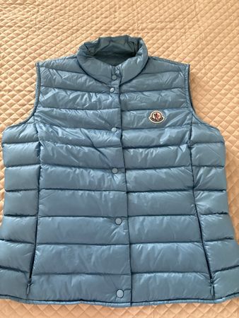 Moncler Daunenweste Longue Saison blau Grösse 3