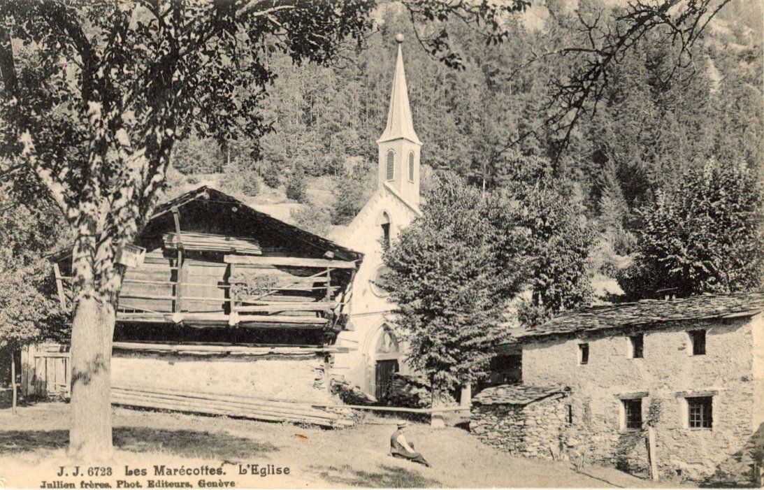 Cartes postales: Les Marécottes   VS – D'occasion à Brig par Valcards54