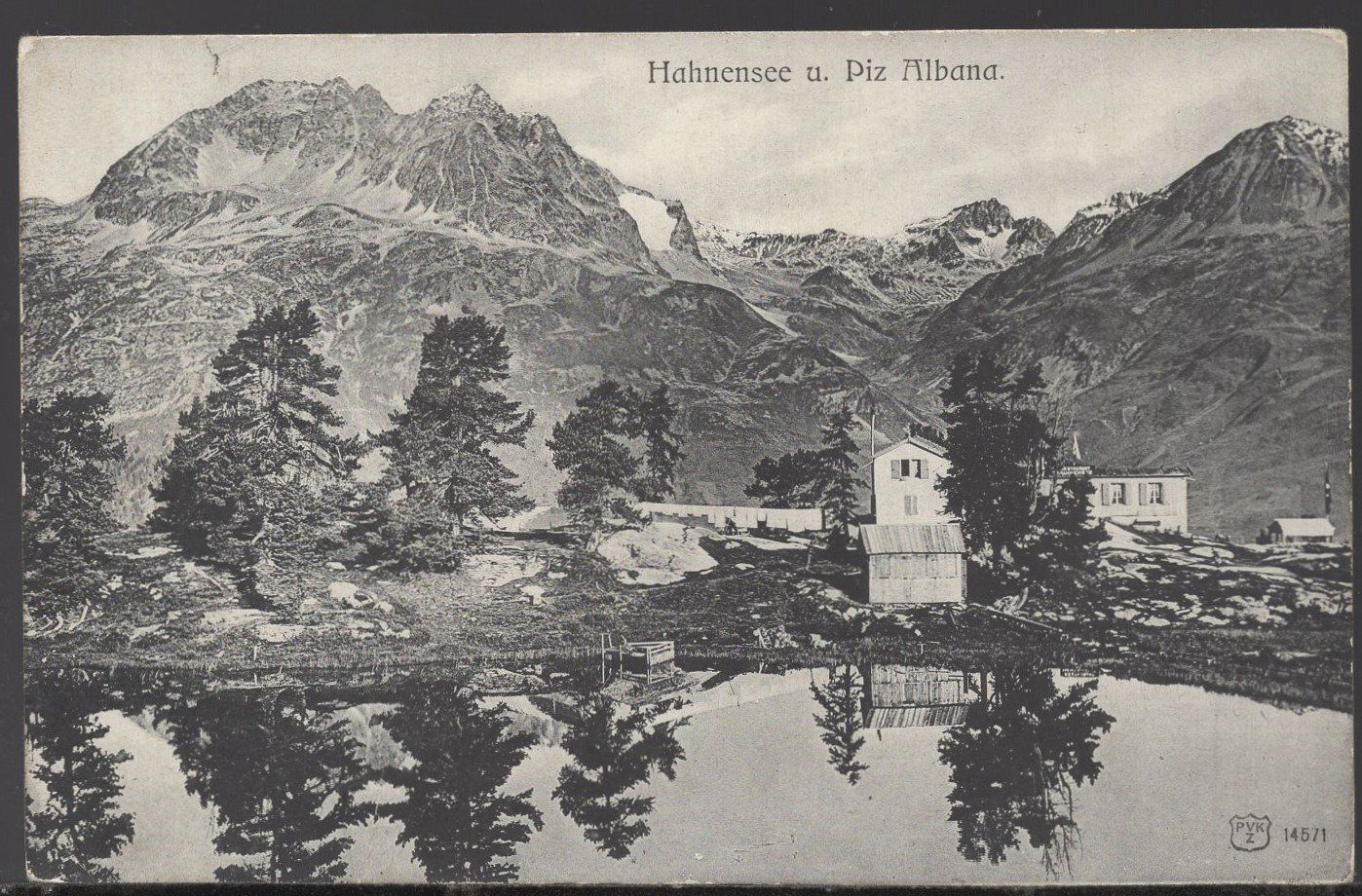 Cartoline postali: Hahnensee und Piz Albana – Usato da Aarau venduto da kufi44