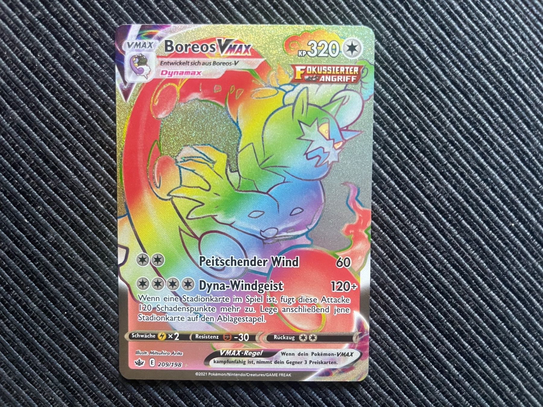 Pokémon Sammelbilder & Trading cards: Pokemon Boreos Vmax Rainbow Chilling Reign Englisch – Neu (gemäss Beschreibung) aus Wabern von Collectfun