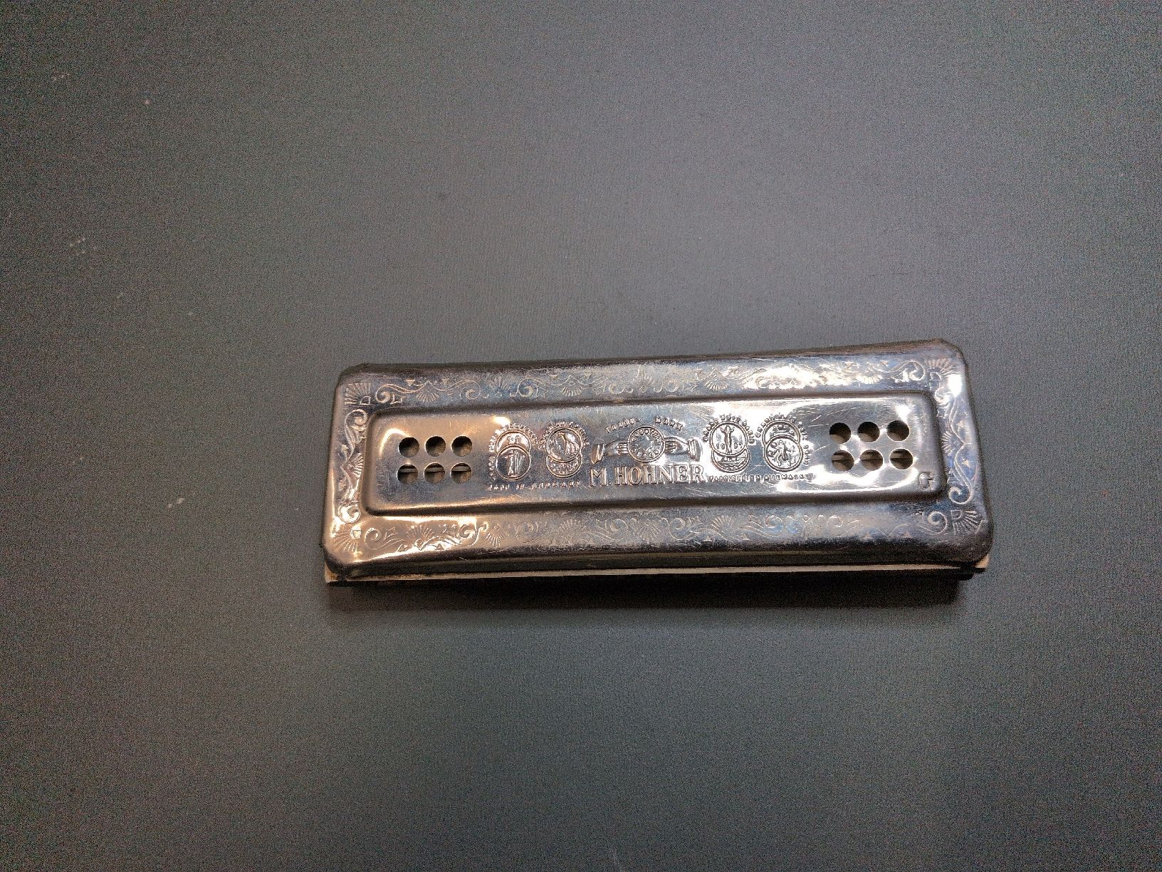 Strumenti musicali: Harmonica Hohner Echo métal Allemagne état correct – Usato da Noville venduto da mod_928h