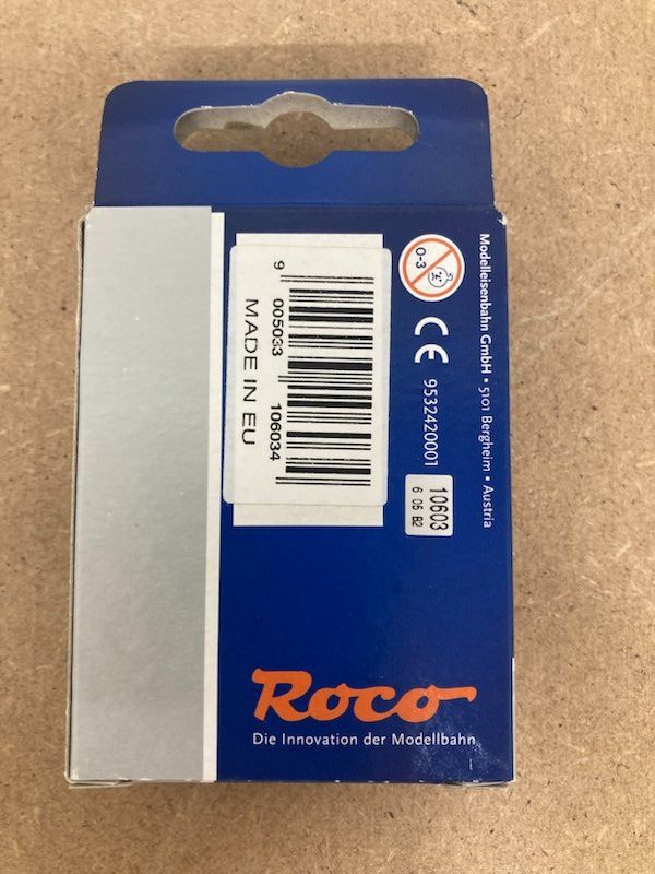 Roco Trains électriques: Roco 10603 dreipoliger Anschlussstecker, Flachstecker – Neuf avec emballage d'origine à Büsserach par ModellbahnDepot 1