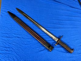 SIG Vetterli Säge Bajonett mit Scheide Stutzer Karabiner