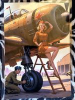 Pin up bomber frau army
