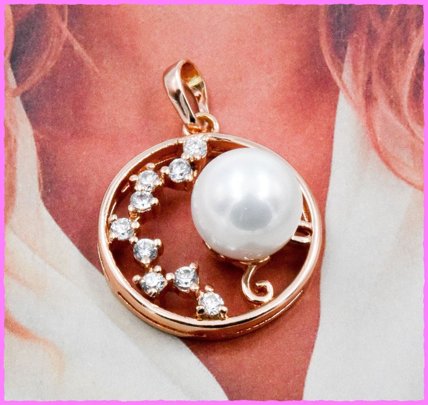 Anhänger: Perlen Anhänger mit Zirkonia – Neu und originalverpackt aus Oberglatt ZH von Diamond-Girl 2