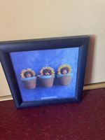 Gerahmtes Bild Anne Geddes drei Blumenkinder Top-Zustand