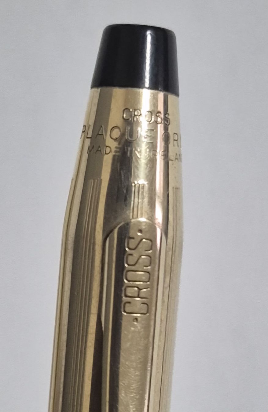Penna & Evidenziatori: Stylo bille Cross plaqué or – Usato da Genève venduto da BKYB 1