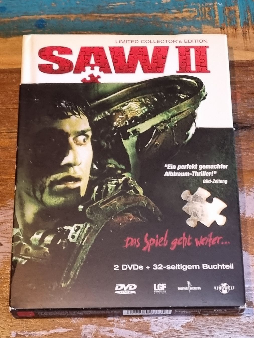 Tutti i DVDs: Saw 2, Limit. Mediabook, DVD Horror – Usato da Winterthur venduto da Belzarek