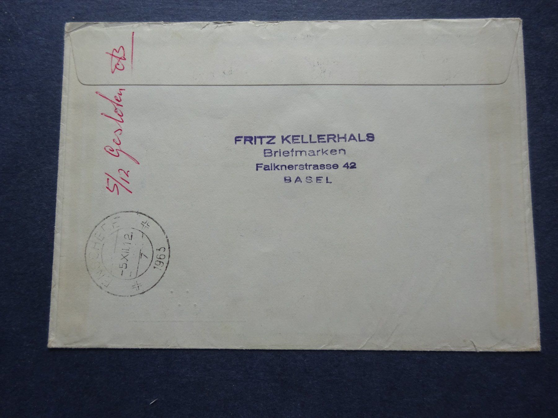 Tous les timbres: 1963 Pro Juventute FDC Kellerhals – D'occasion à Appenzell-Steinegg par adi1975 2