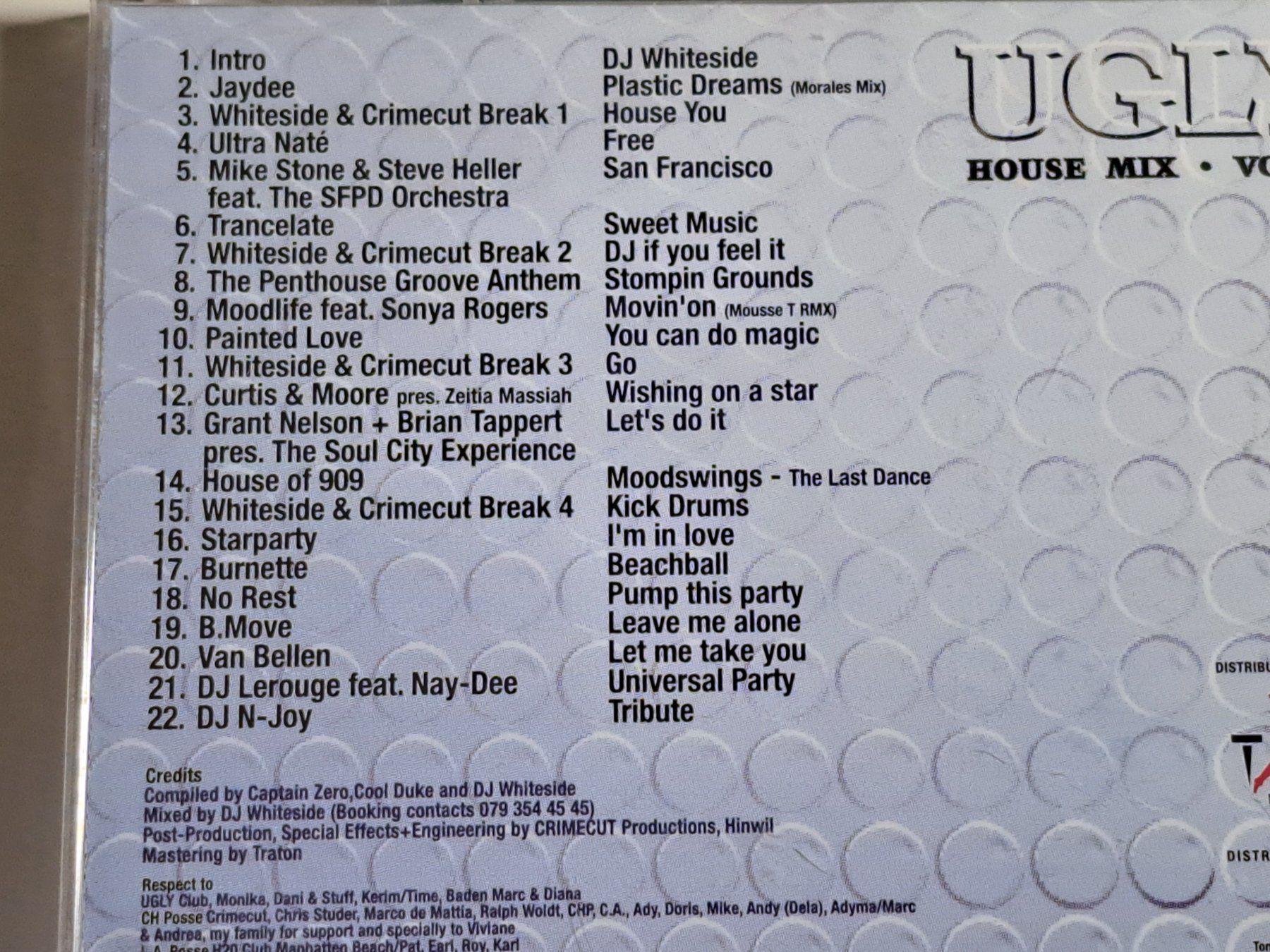 CDs: DJ WHITESIDE - Ugly House Mix Vol. 3 – Gebraucht aus Wichtrach von LuckyLuke69 2