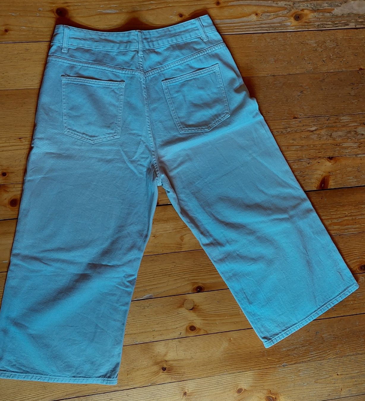 Jeans: Jeans Culotte beige Grösse L 100% Baumwolle – Usato da Schmidrüti venduto da Novemberchind 2