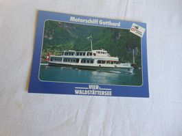 Ansichtskarte, Vier Waldstättersee Motorschiff Gotthard