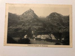 Ansichtskarte Obstalden-Filzbach mit Walensee 1917