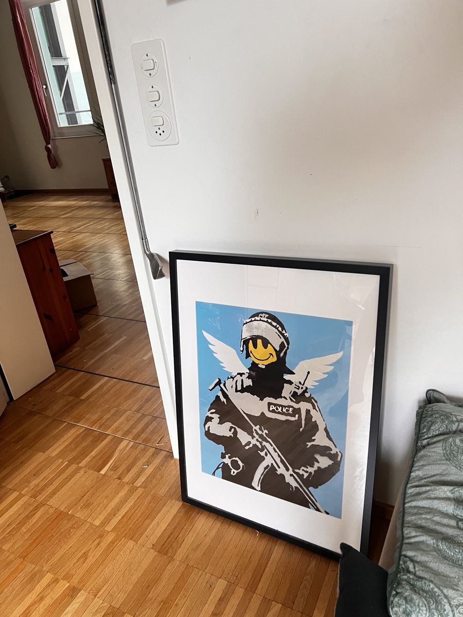 Foto & Immagini: Banksy - flying copper (2003) – Nuovo (secondo la descrizione) da Winterthur venduto da Leonie_s 1